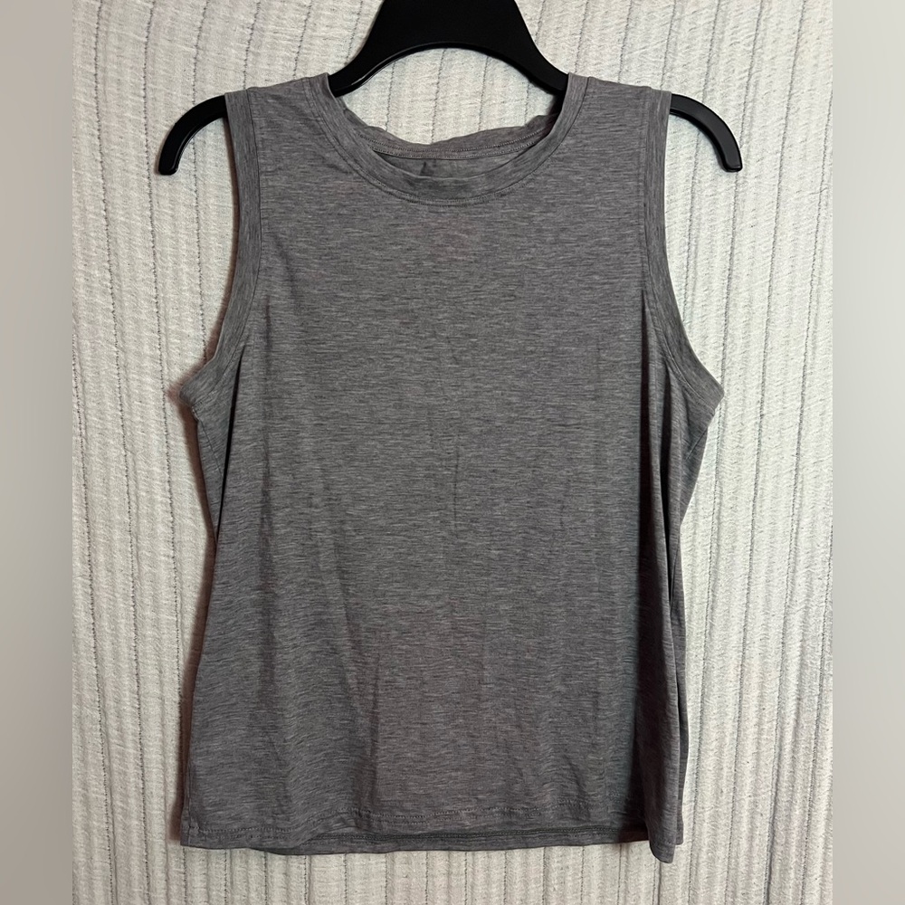 Athleta Charcoal Muscle Tee